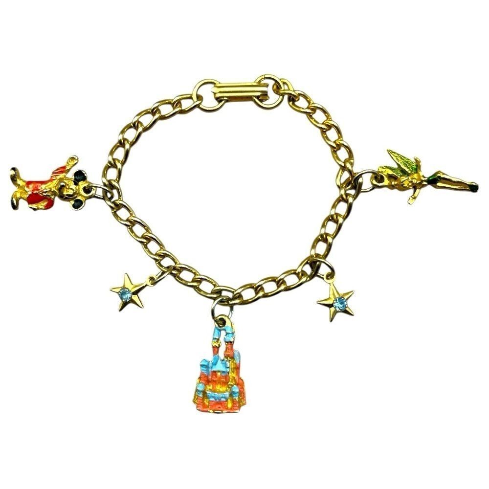 VINTAGE 1960'S "LITTLE MISS" DISNEYLAND CHARM BRACELET